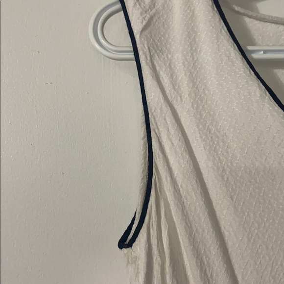 H&M Black & White Sleeveless Tank Sz 4 - Picture 4 of 9